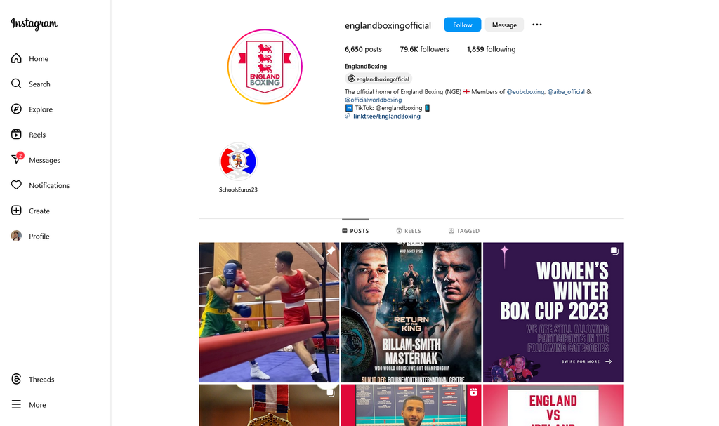 Social Media Strategy for boxing club websites 4