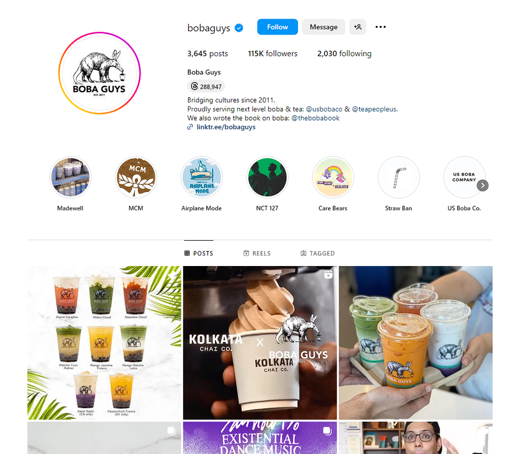 Social Media Strategy for bubble tea websites 3