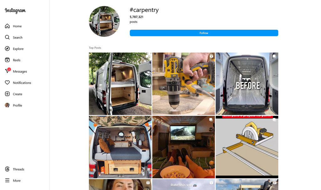 Social Media Strategy for carpentry websites 2