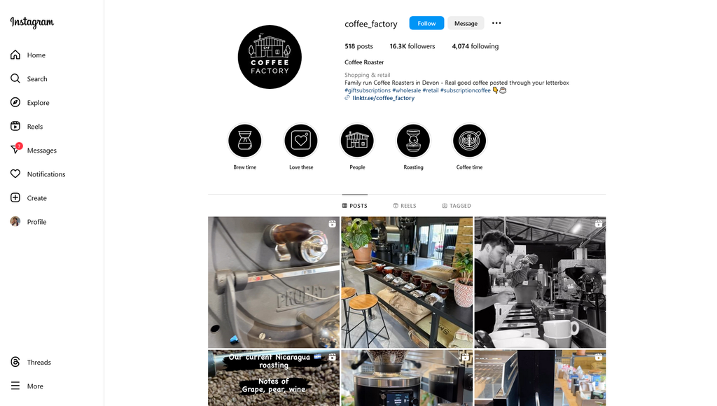 Social Media Strategy for coffee roasting websites 4