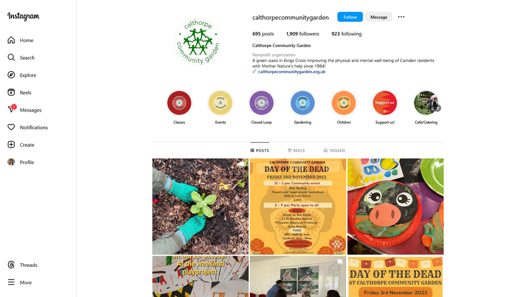 Social Media Strategy for community garden websites 1