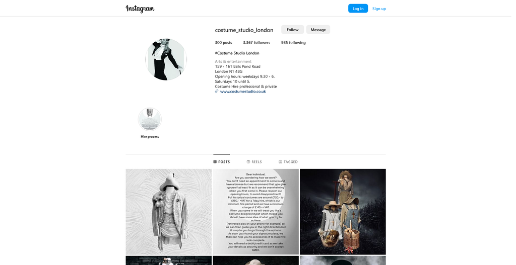 Social Media Strategy for costume rental websites 1