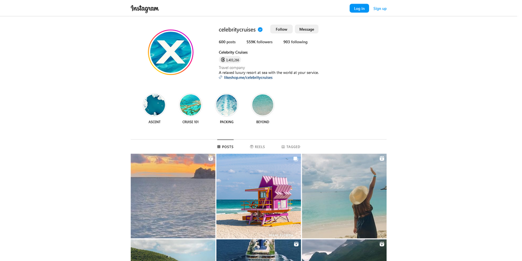 Social Media Strategy for cruise line websites 3