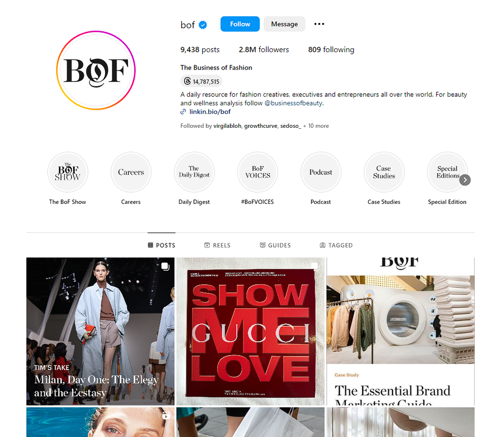 Social Media Strategy for fashion consulting websites 5
