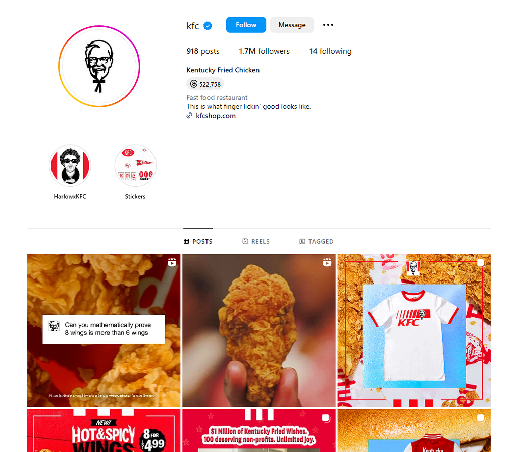 Social Media Strategy for fast food franchise websites 5