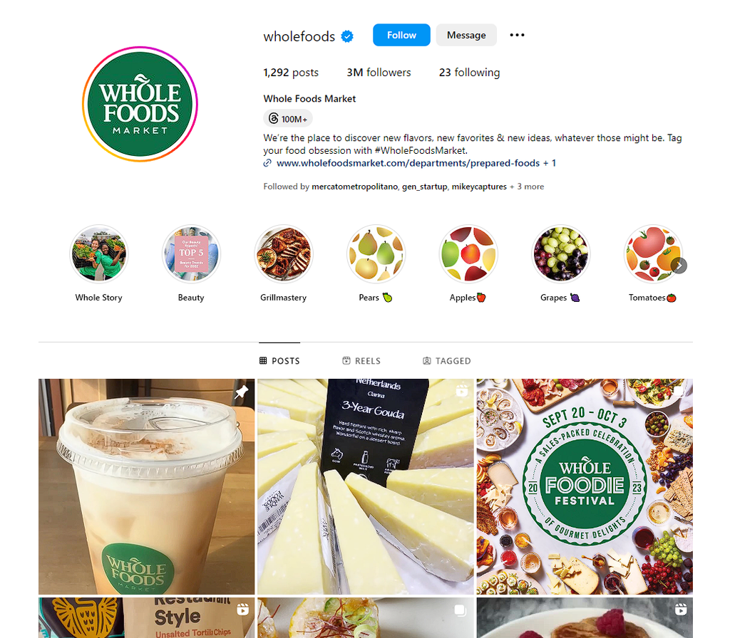 Social Media Strategy for food staple websites 1