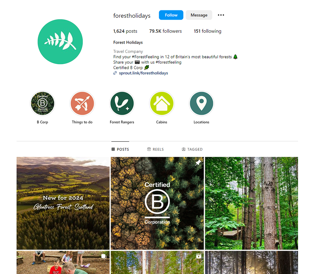 Social Media Strategy for forest bathing websites 1