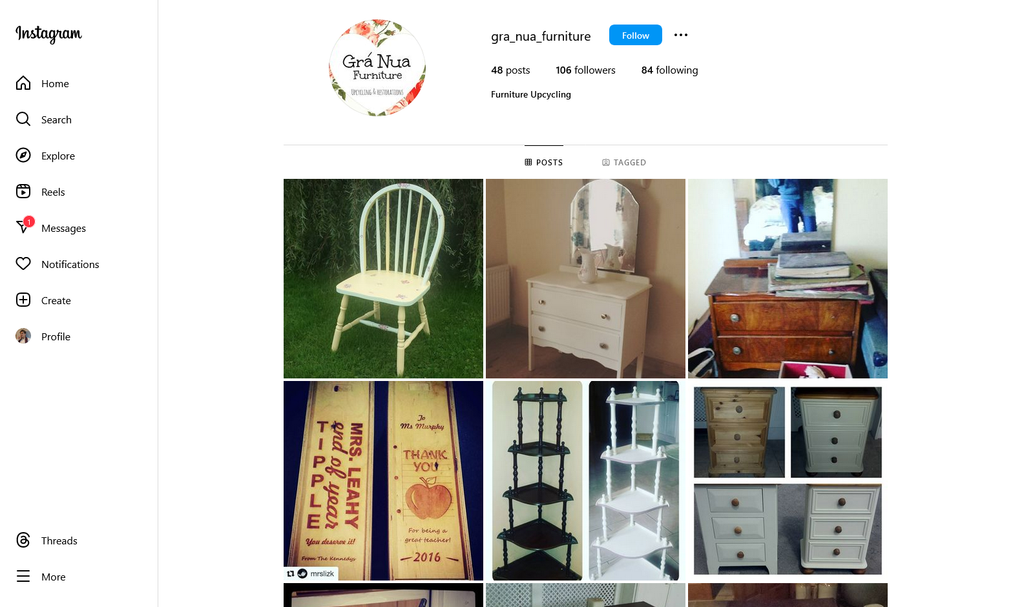Social Media Strategy for furniture upcycling websites 5