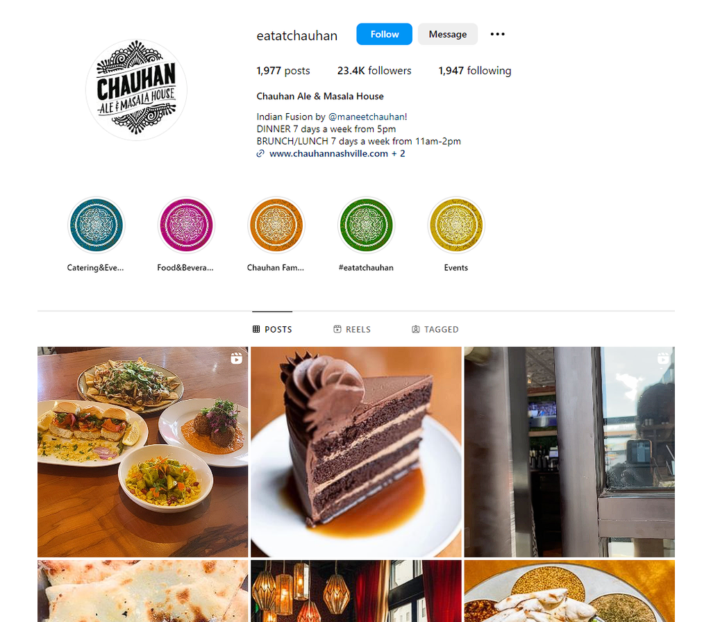 Social Media Strategy for fusion restaurant websites 4