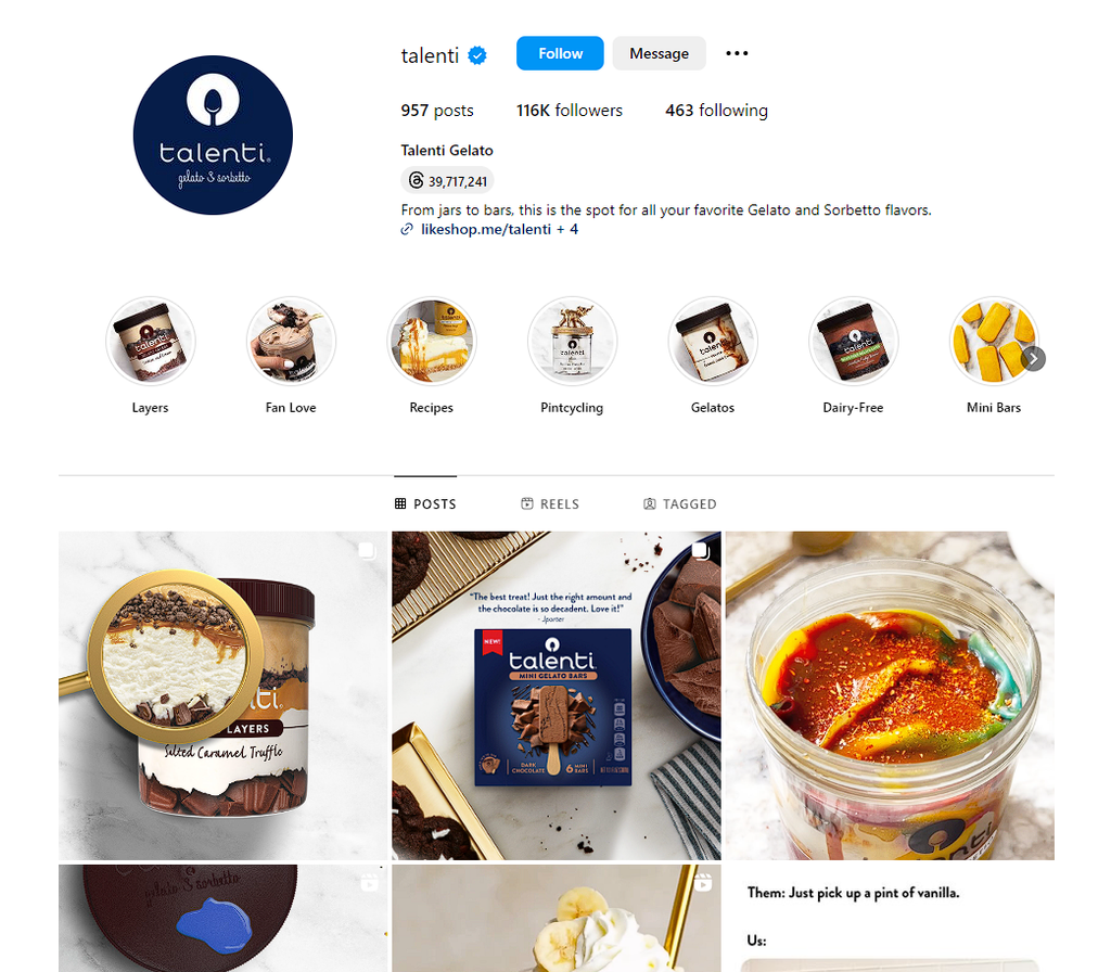 Social Media Strategy for gelato websites 4
