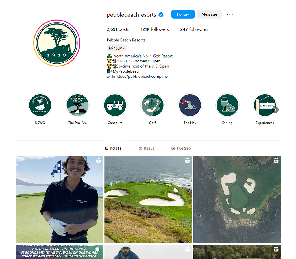 Social Media Strategy for golf club websites 2