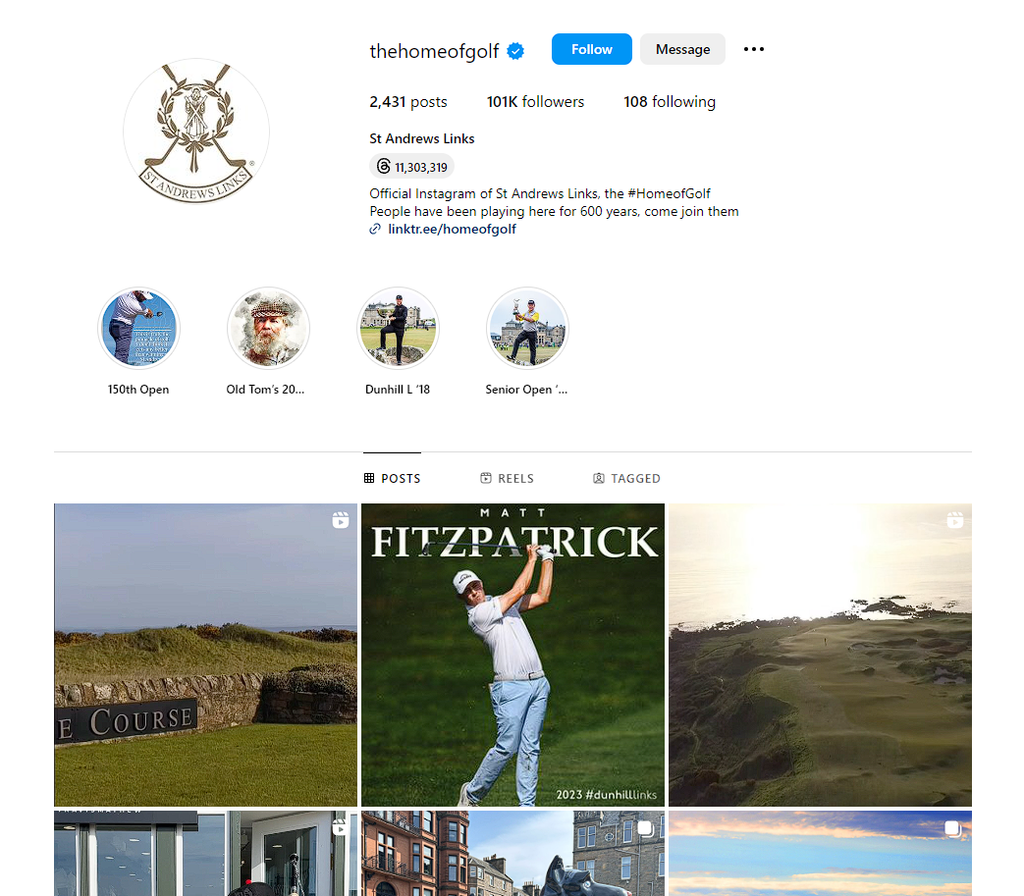 Social Media Strategy for golf club websites 3