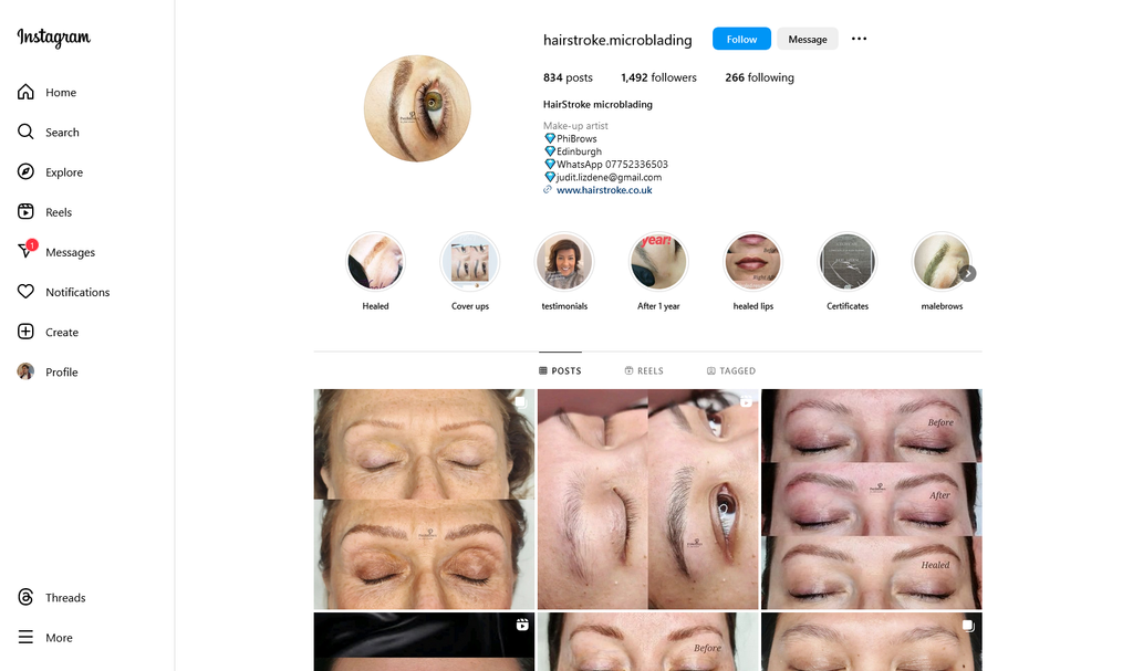 Social Media Strategy for microblading websites 4