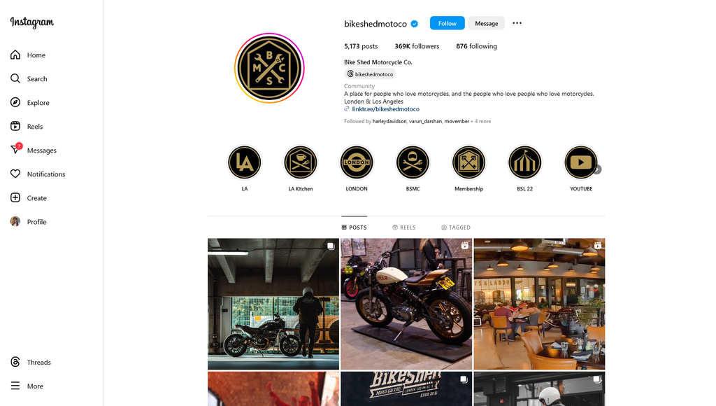 Social Media Strategy for motorcycle shop websites 1