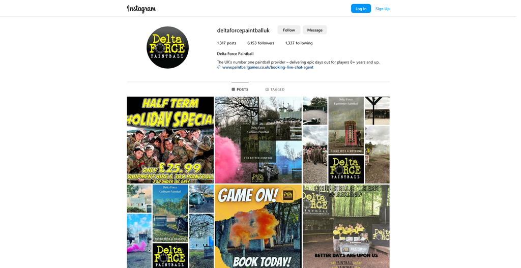 Social Media Strategy for paintball field websites 3