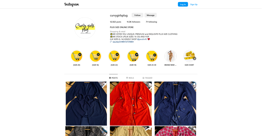 Social Media Strategy for plus size clothing store websites 5