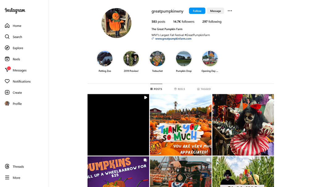 Social Media Strategy for pumpkin farm websites 1