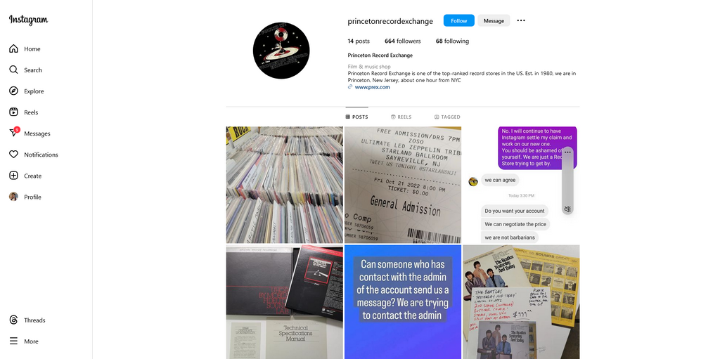Social Media Strategy for record store websites 4