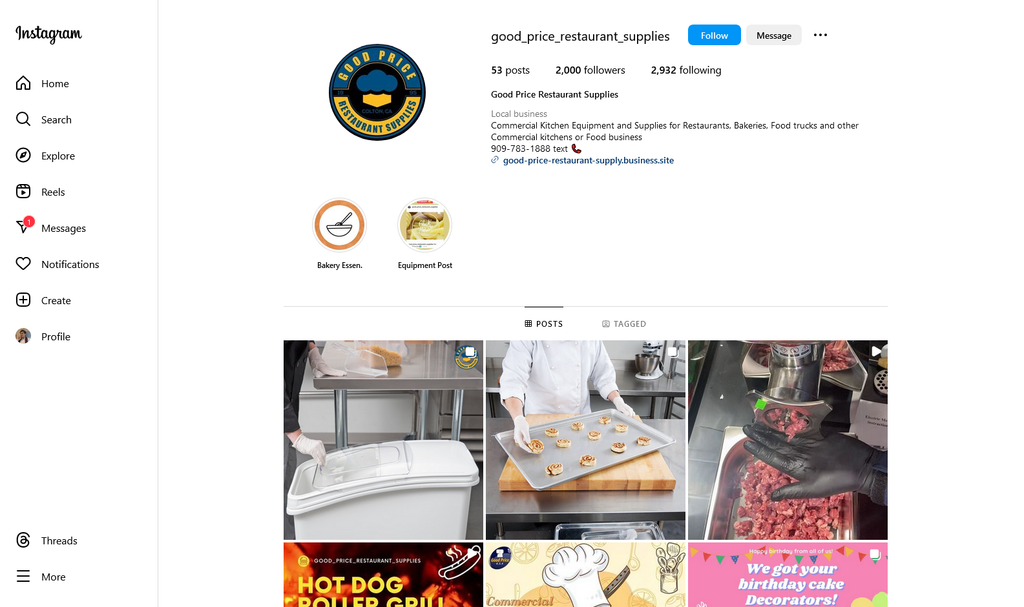 Social Media Strategy for restaurant supply websites 4