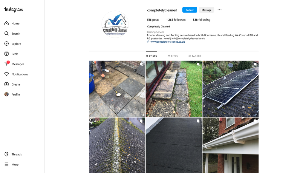 Social Media Strategy for roof cleaning websites 5