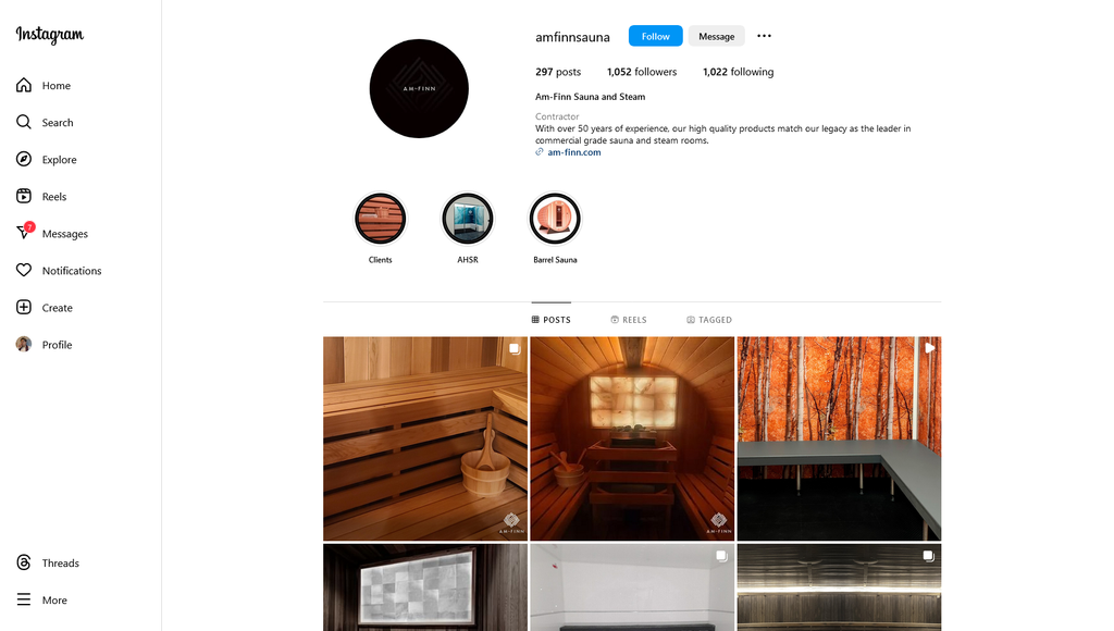 Social Media Strategy for sauna installation websites 2