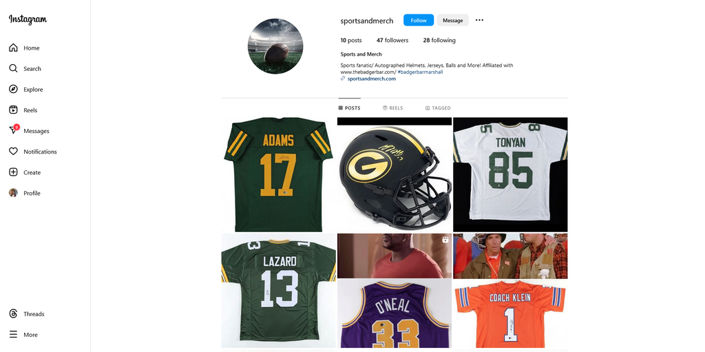 Social Media Strategy for sport memorabilia websites 2