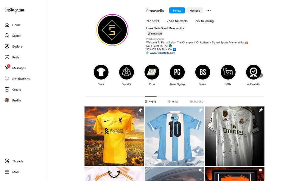 Social Media Strategy for sport memorabilia websites 5