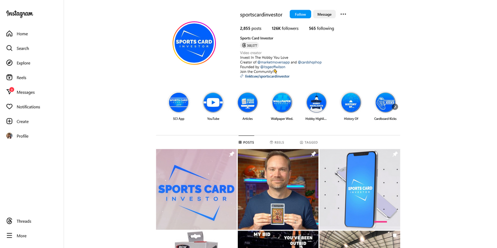 Social Media Strategy for sports trading card websites 1