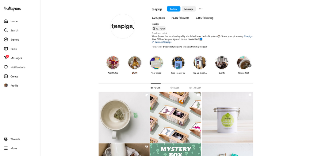 Social Media Strategy for tea shop websites 4