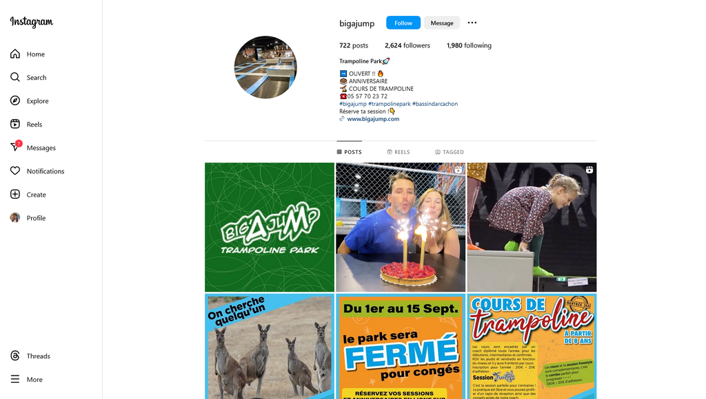 Social Media Strategy for trampoline park websites 3