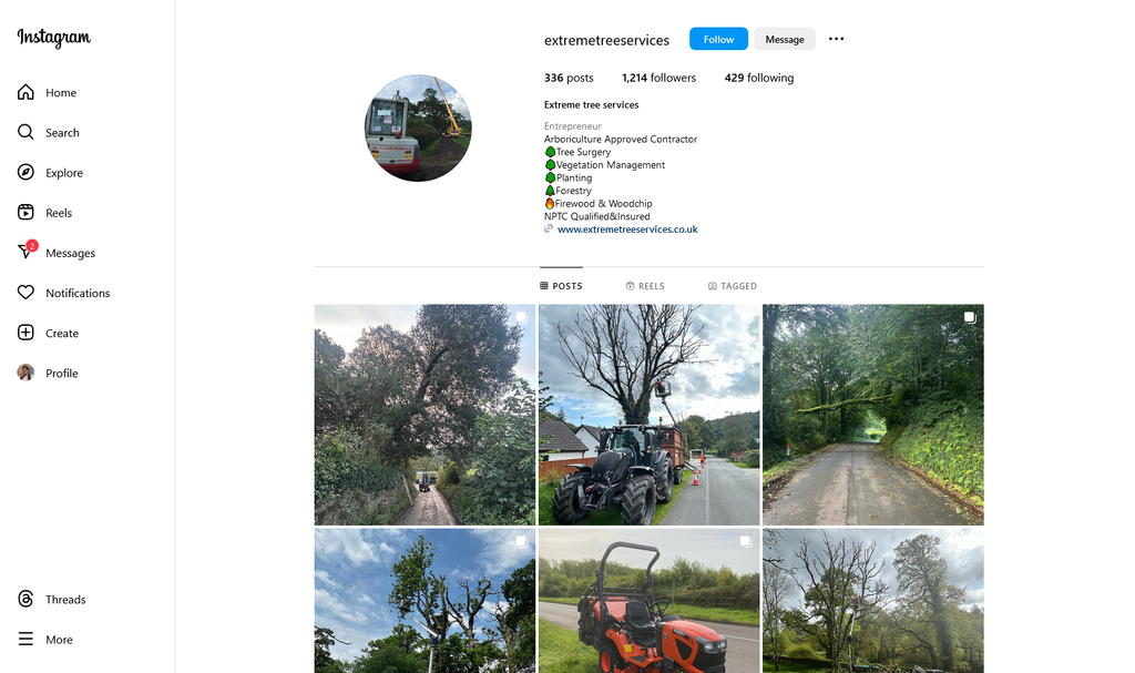 Social Media Strategy for tree service websites 3