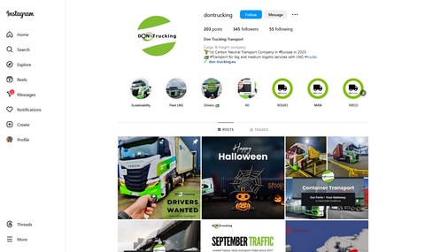 Social Media Strategy for trucking transport websites 5