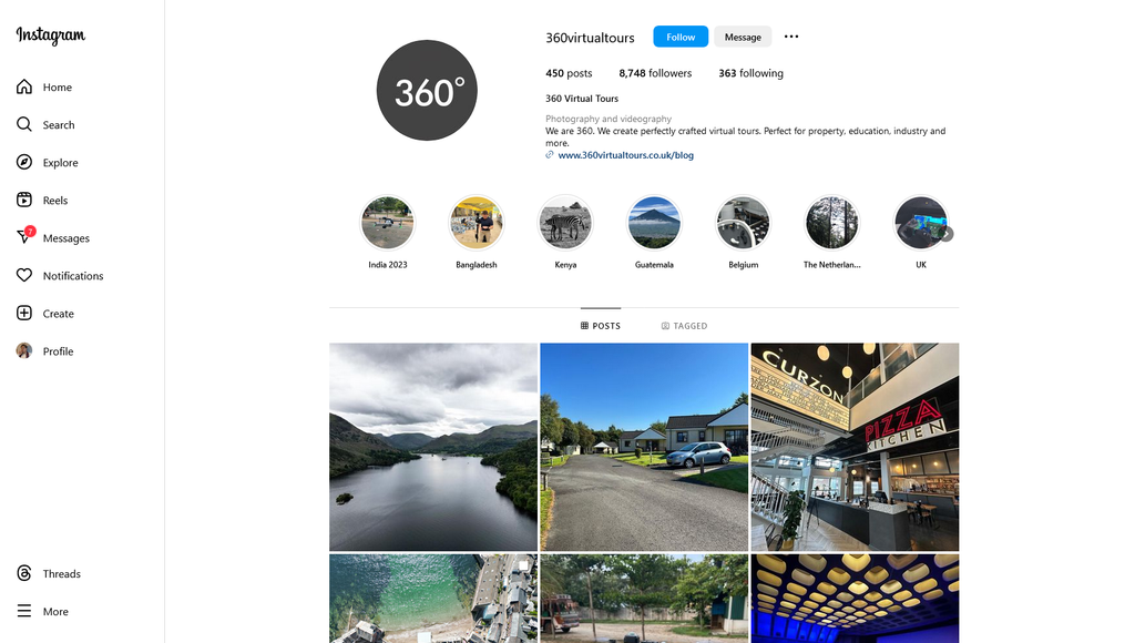 Social Media Strategy for virtual tour websites 2