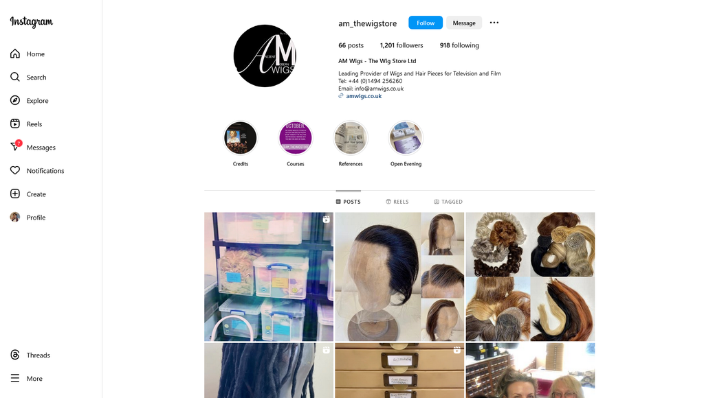 Social Media Strategy for wig store websites 2