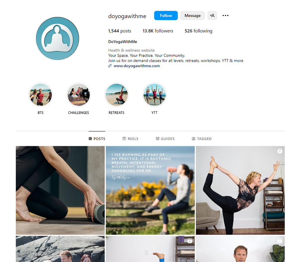 Social Media Strategy for yoga instructor school websites 1