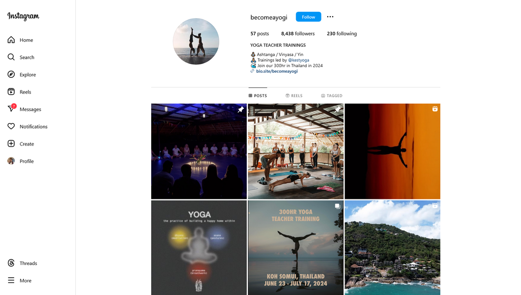 Social Media Strategy for yoga studio websites 5