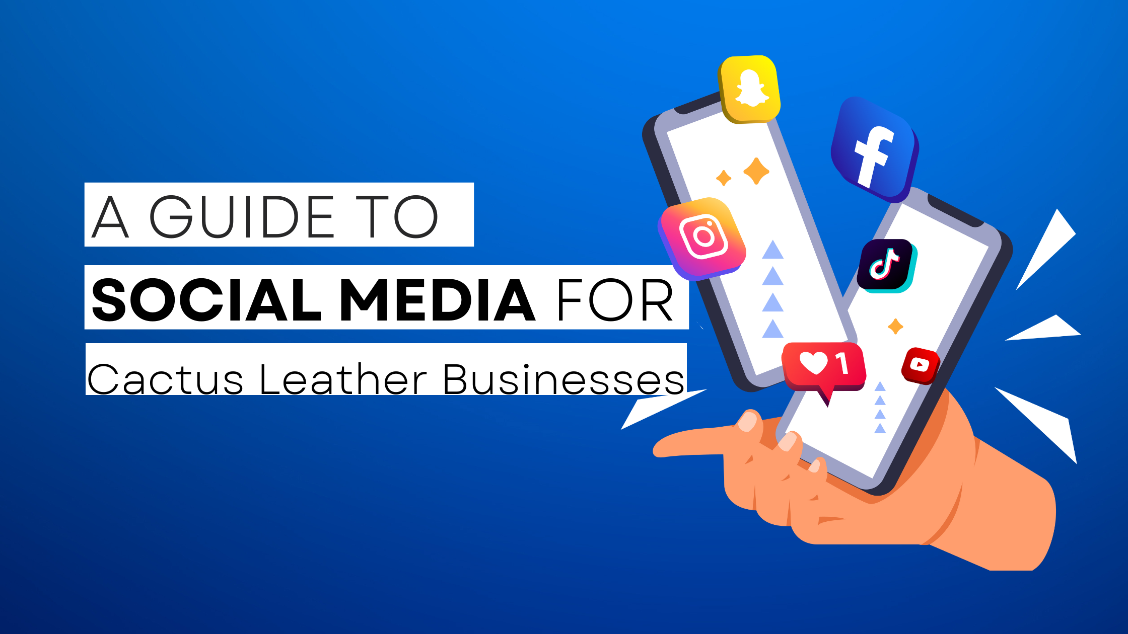 How to start Cactus Leather on social media