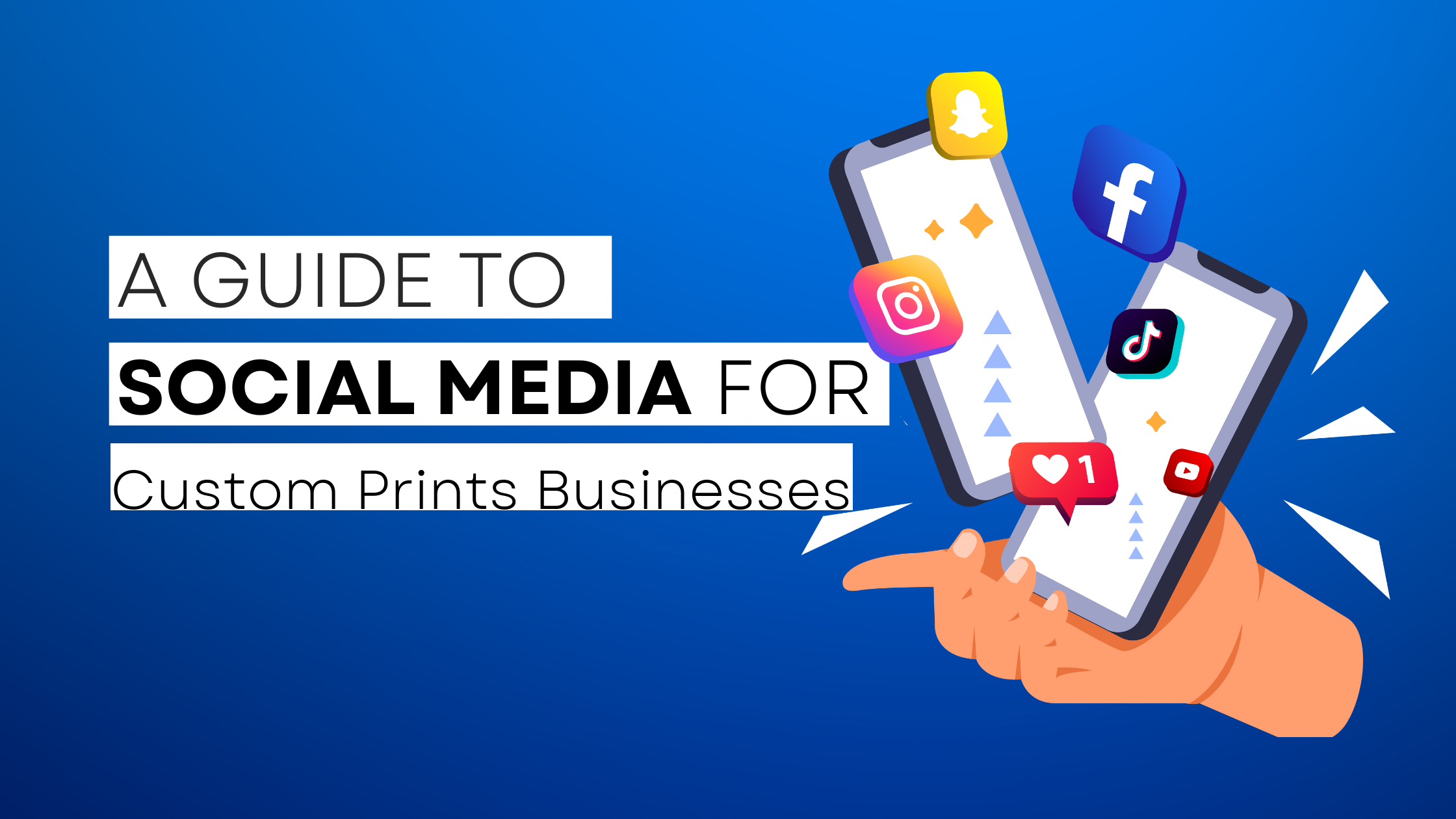 How to start Custom Prints  on social media