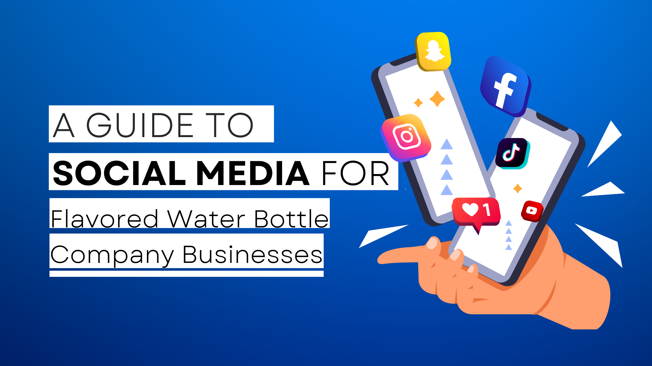How to start Flavored Water Bottle Company on social media