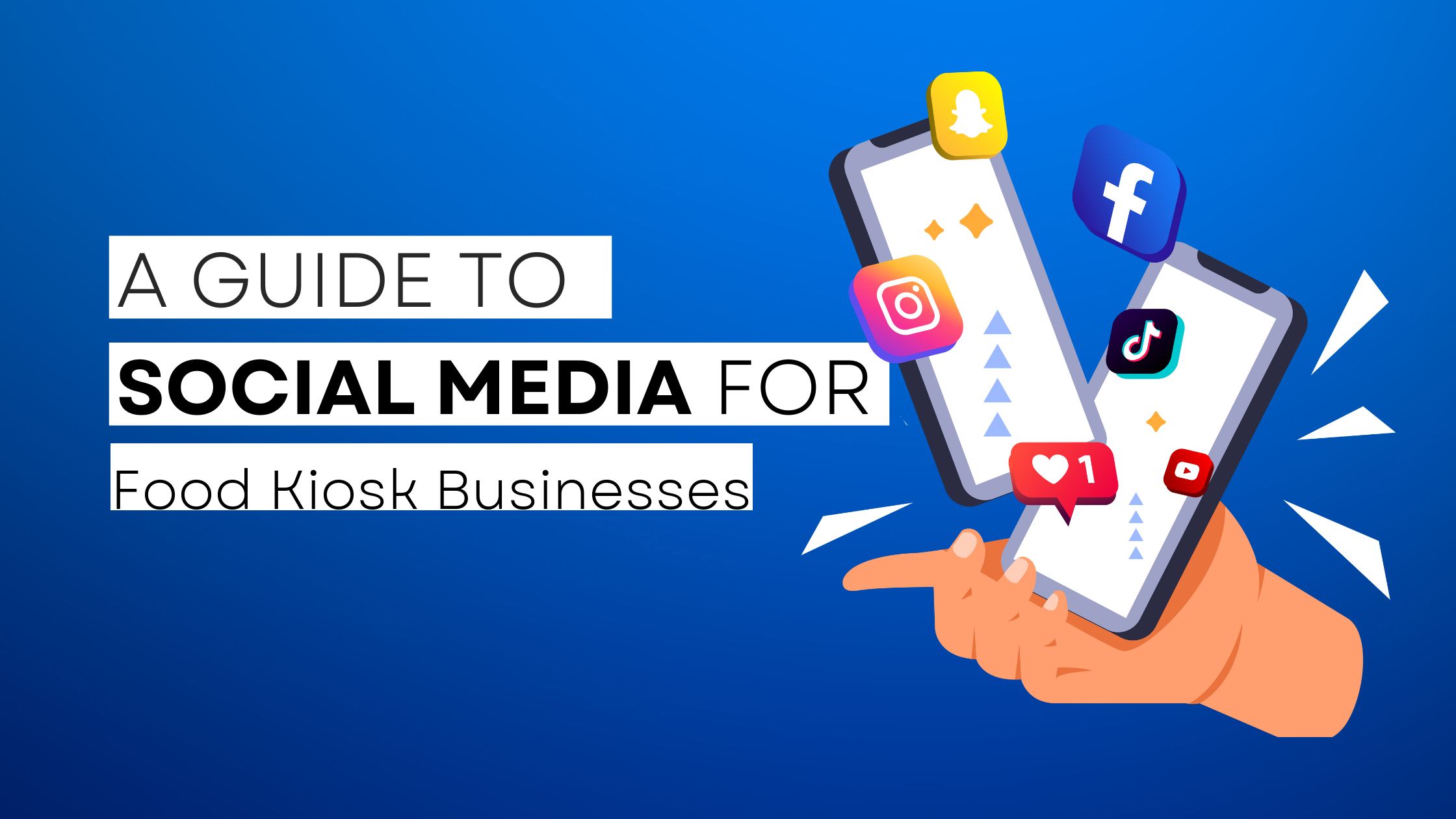 How to start Food Kiosk  on social media