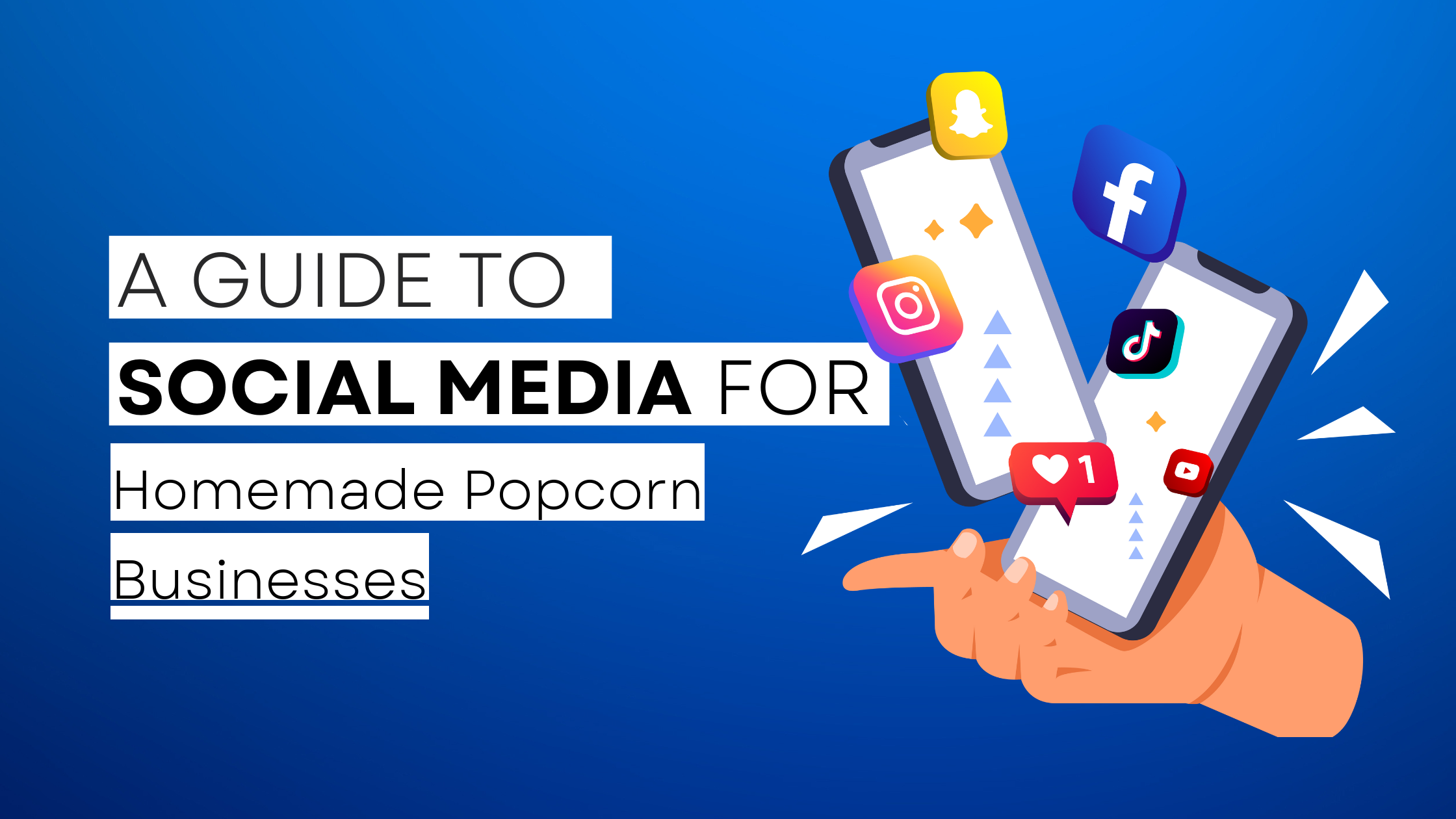 How to start Homemade Popcorn  on social media
