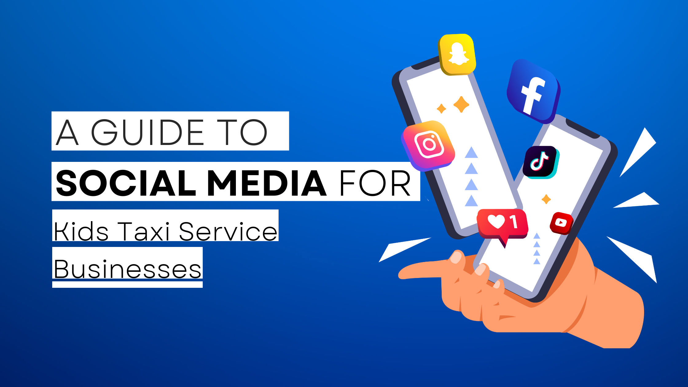 How to start Kids Taxi Service  on social media