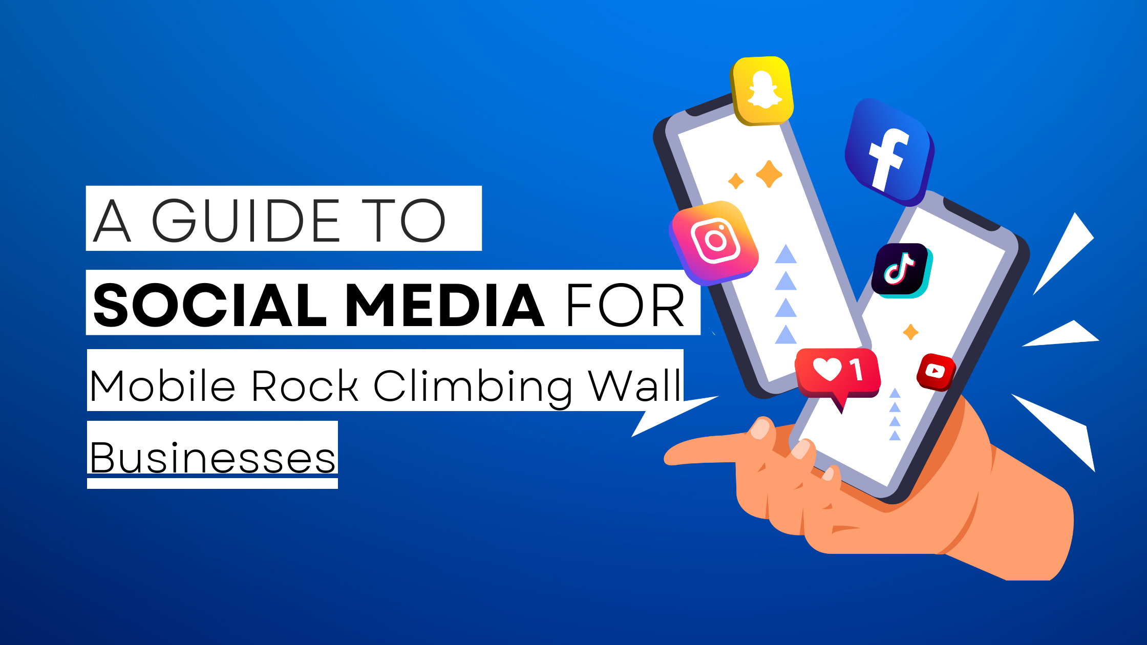 How to start Mobile Rock Climbing Wall  on social media