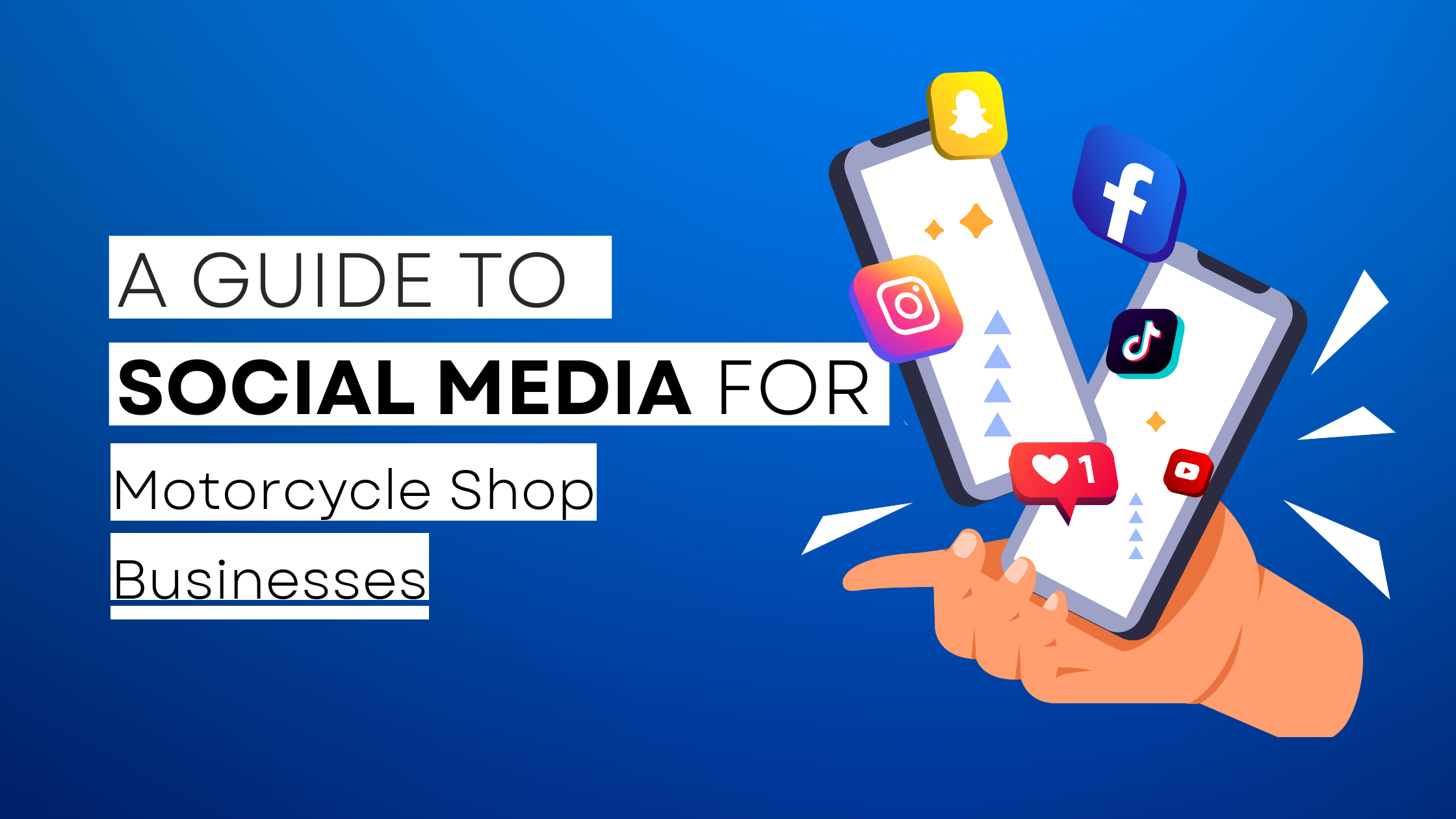 How to start Motorcycle Shop  on social media
