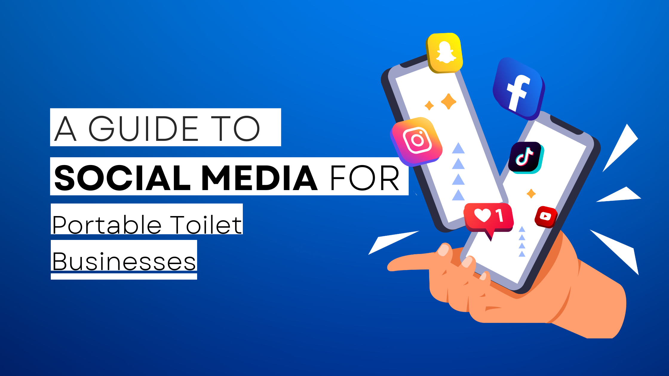 How to start Portable Toilet  on social media