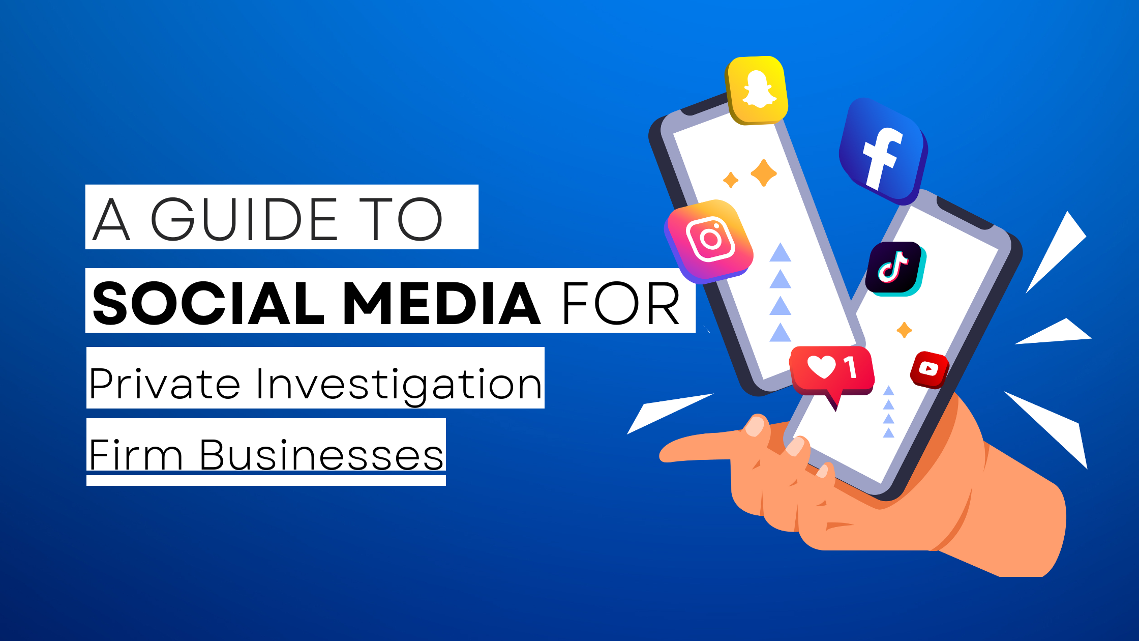 How to start Private Investigation Firm  on social media
