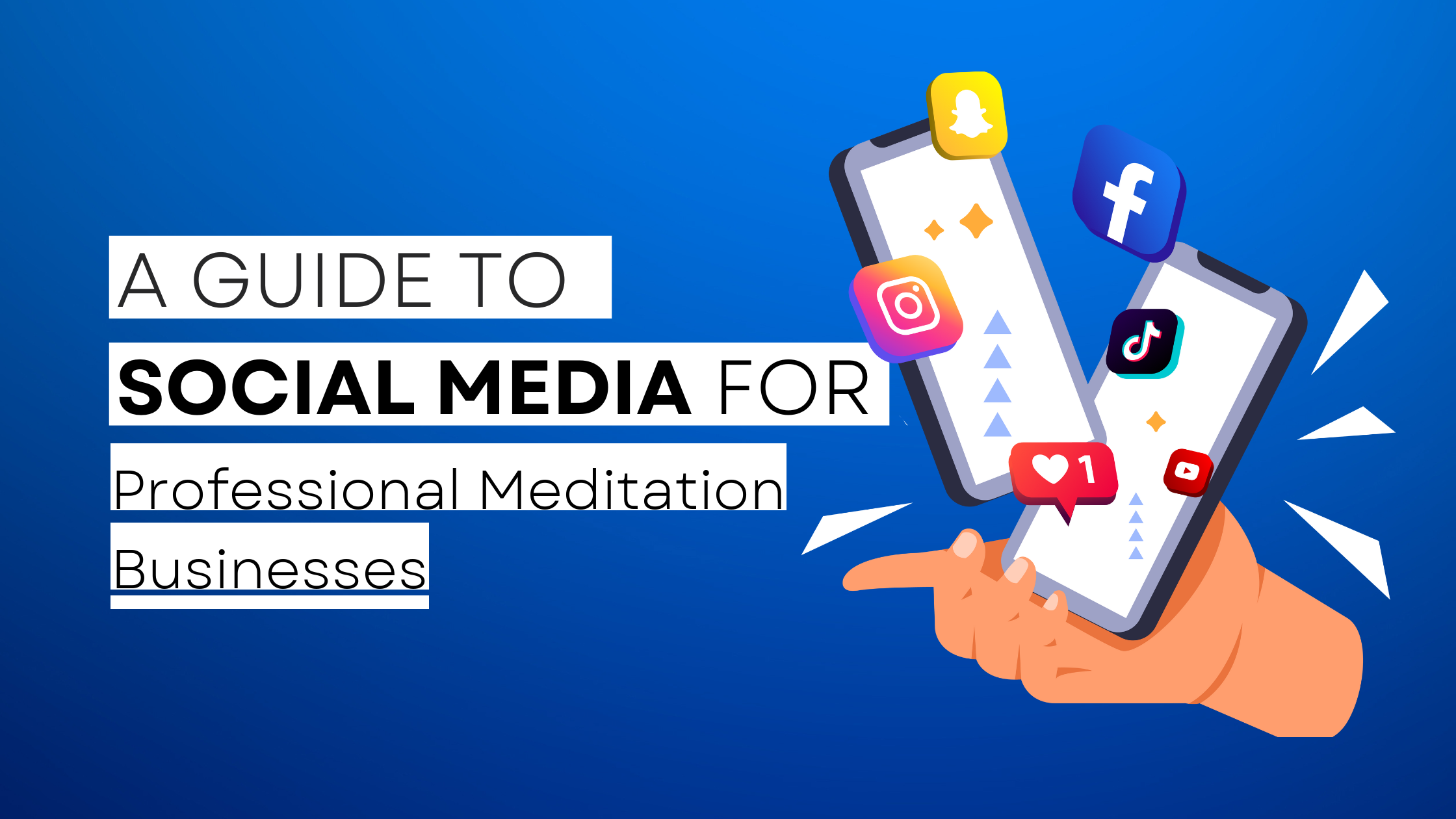 How to start Professional Meditation  on social media