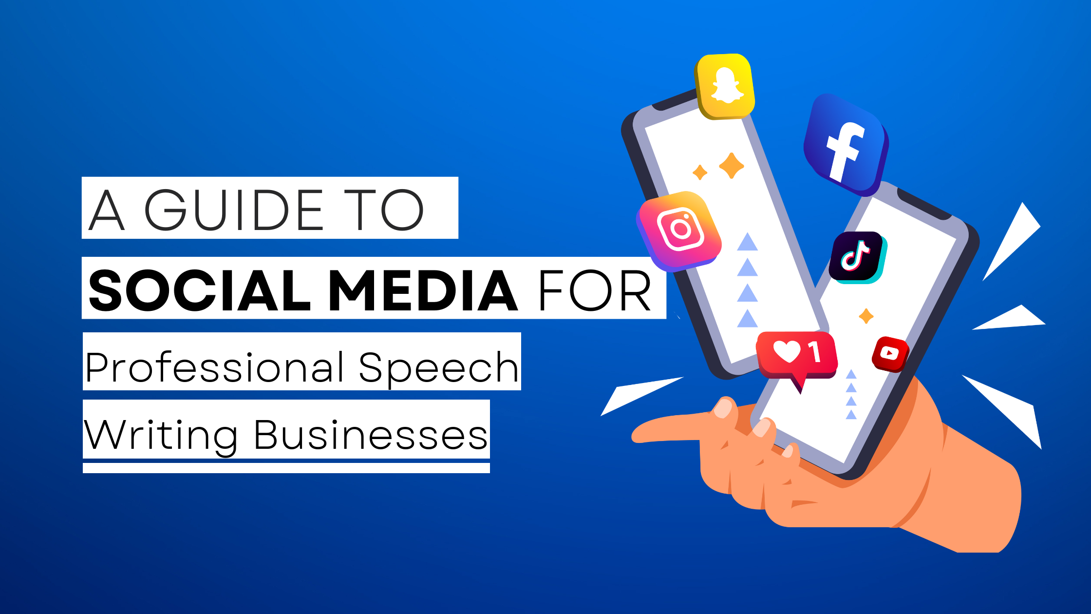 How to start Professional Speech Writing  on social media