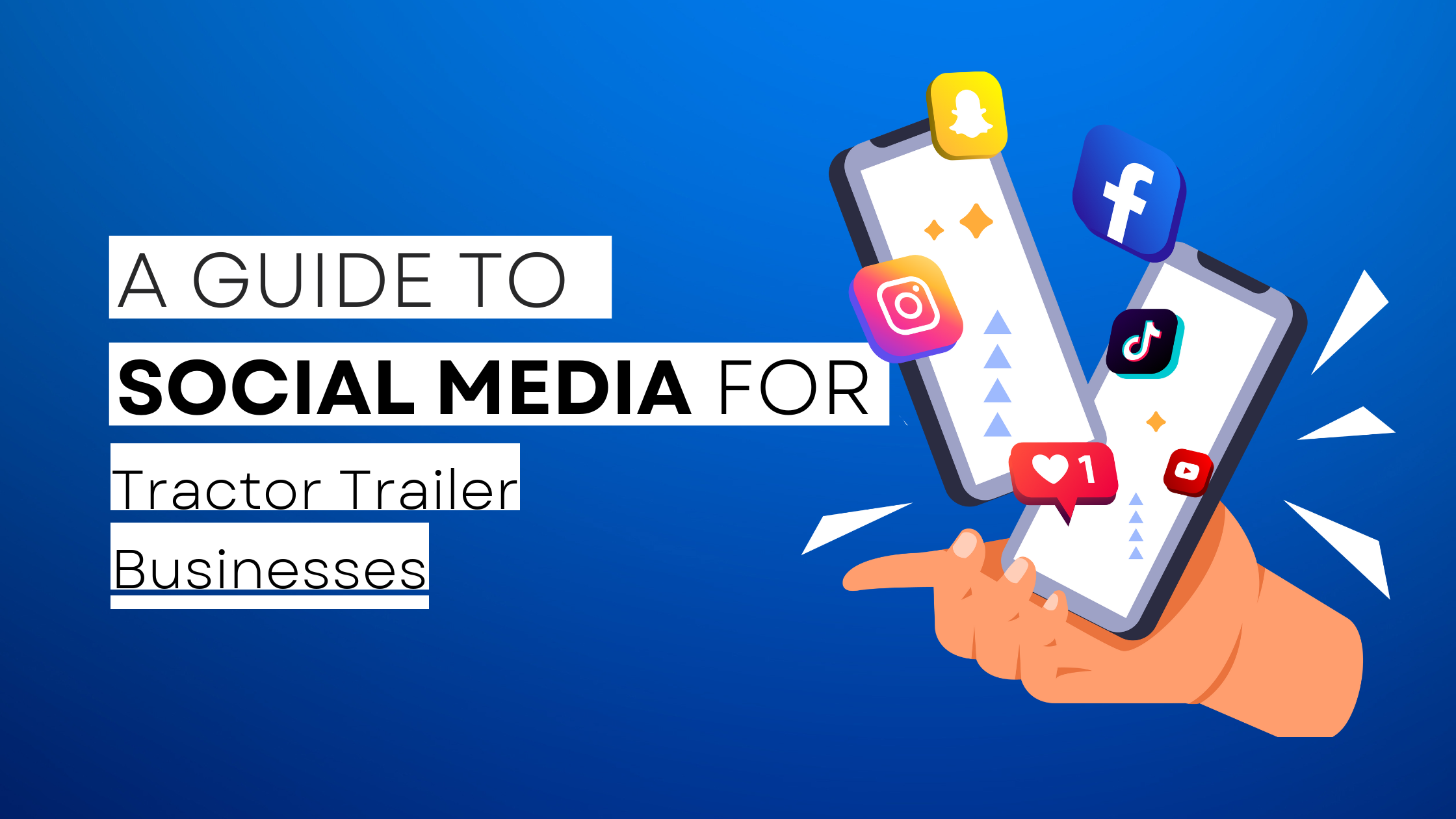 How to start Tractor Trailer  on social media