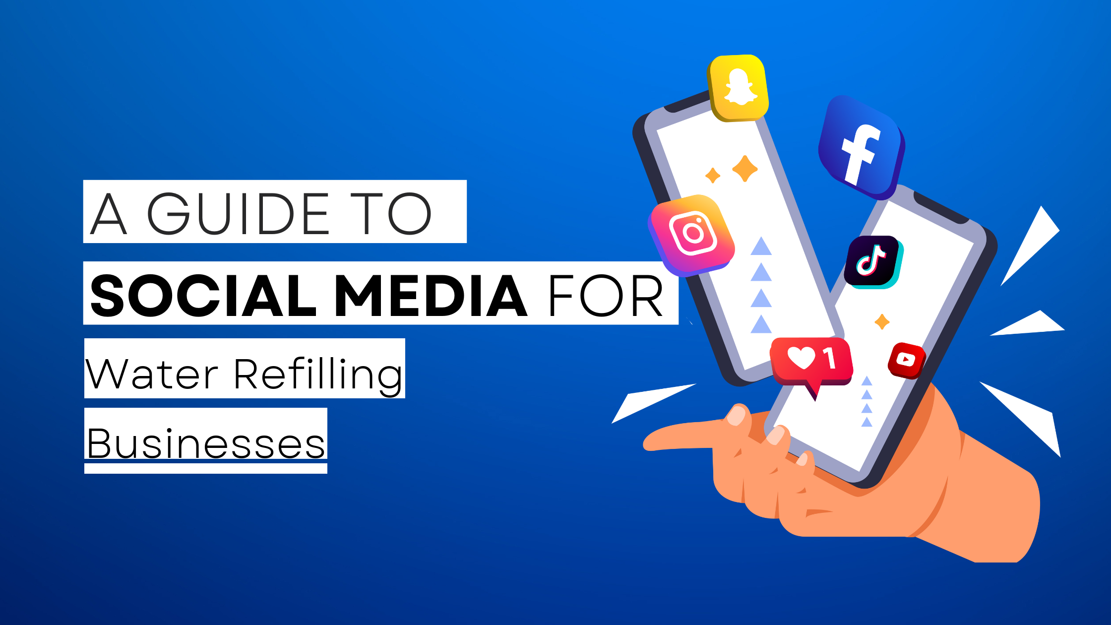 How to start Water Refilling  on social media